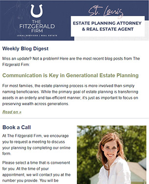 Estate Planning Newsletter - Subscribe Today!